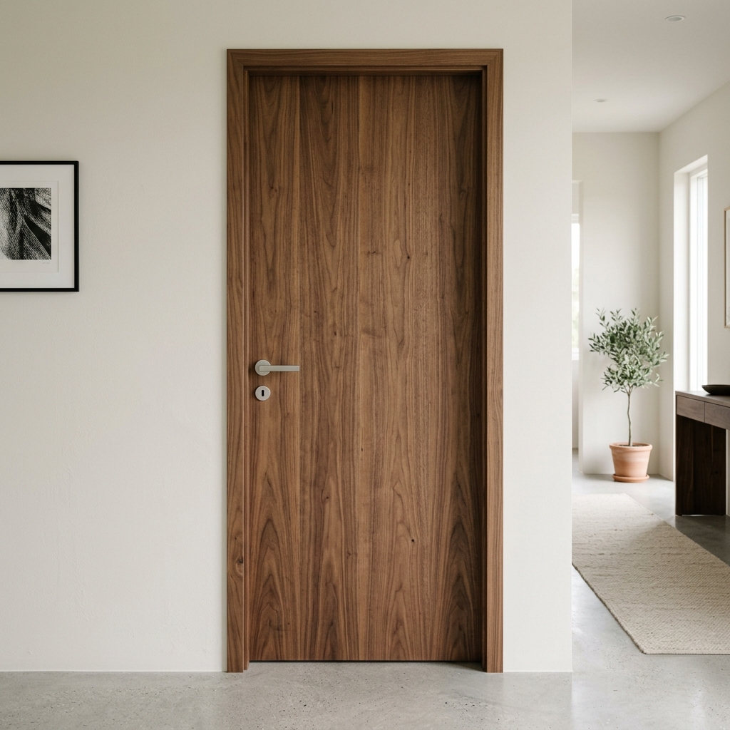 Puerta de madera a medida en Burgos
